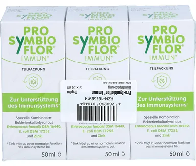 Produktbild von PRO-SYMBIOFLOR Immun mit Bakterienkulturen & Zink zur Unterstützung des Immunsystems, 150 ml Lösung