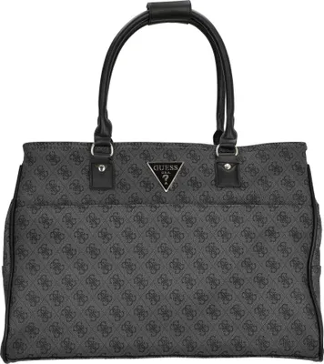Produktbild von Guess TWB838 99190 Coal Damen Duffle/ Weekender/ Businesstasche JESCO TRAVEL Grau Synthetik Maße: ca. 33 x 46 x 18 cm (HxBxT)-