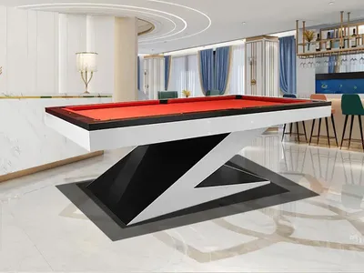 Image de Table de billard Table de billard professionnelle Surface de jeu Table de loisirs