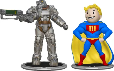 Obrázek produktu pro Fallout Minifigurky 2er-Pack Set C T-60 & Vault Boy (Power) 7 cm