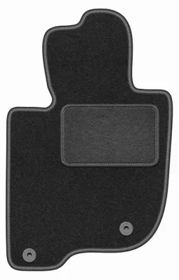 Image de Tapis conducteur en moquette pour Mitsubishi L200 V 2019- (pick-up) – 1 pièce, gris graphite, sur mesure – Wielganizator LUX