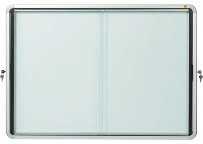Immagine prodotto di Vetrina per interni Nobo Premium Plus 8x A4 ad ante scorrevoli magnetiche