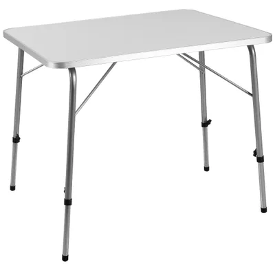 Immagine prodotto di Tavolo da campeggio in alluminio Deuba pieghevole regolabile in altezza 80x60cm tavolo pieghevole leggero tavolo pieghevole pieghevole mobili da campeggio