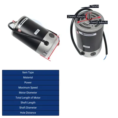Obrázek produktu pro Mini soustružnický motor, výkon 550W, otáčky 6000 ot/min, 550W pro CJ 0618220V