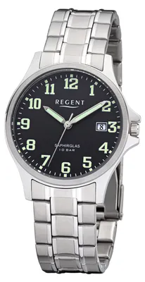 Produktbild von REGENT Herrenuhr F1282 Edelstahl Quarzwerk
