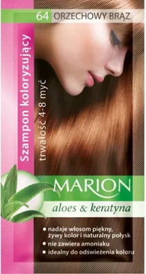 Zdjęcie produktu dla Marion Szampon koloryzujący 64 Orzechowy Brąz, 40 ml