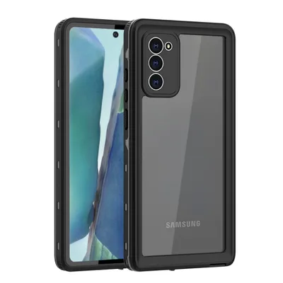 Obrázek produktu pro Galaxy Note 20 Vodotěsné Pouzdro, IP68 360 Stupňů Kompletní Ochranné Pouzdro, Odolné proti nárazům, prachu a sněhu, s vestavěnou fólií pro Samsung Galaxy Note 20 černé