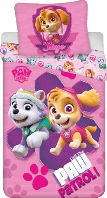 Obrázok produktu pre Obliečka na prikrývku Paw Patrol Skye 140×200 cm, 70×90 cm z mikrovlákna