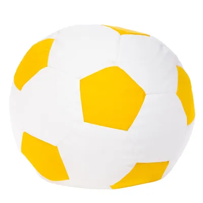 Obrázok produktu pre Ecopuf, vak na sedenie Ball, Bean Bag, vaky na sedenie Gaming Sack, Citrónovožltá E18, L