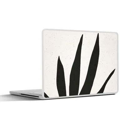 Produktbild von MuchoWow® Laptop Aufkleber Sticker Cover Blatt - Pflanze - Minimalismus 36.5x27.5 cm - Laptop-Sticker