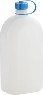 Produktbild von hünersdorff Kunststoffflasche / Trinkflasche Vorratsflasche mit dichtem Schraubdeckel, Chemie- und Lebensmittelbeständig, 3 Liter, Germany,