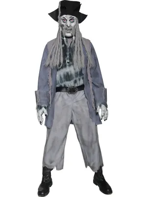 Produktbild von Zombiepirat Pirat Zombiekostüm Zombie Zombiekapitän Kostüm Piratenkostüm Halloweenkostüm Horror Grusel Gr. 48/50 (M), 52/54 (L), Größe:M