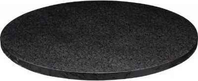 Produktbild von Runde Tortenunterlage 35 cm schwarz