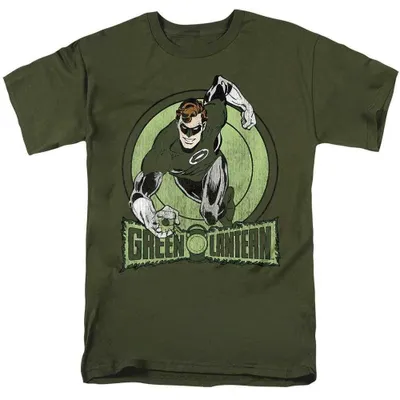 Obrázok produktu pre Tričko Green Lantern – uni, pánske/dámske, model TV38284 (veľkosť M), farba: armygreen (olivovo zelená)