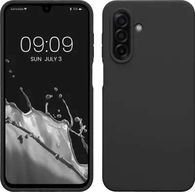 Produktbild von kwmobile Handyhülle für Samsung Galaxy A17 4G / 5G Hülle - Case Silikon - Kabelloses Laden - Schutzhülle Cover in Schwarz matt