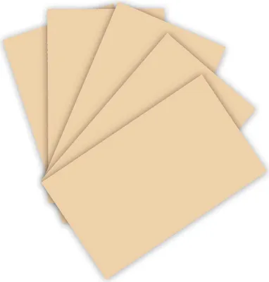 Produktbild von folia Tonkarton DIN A4 220 g/qm 100 Blatt chamois