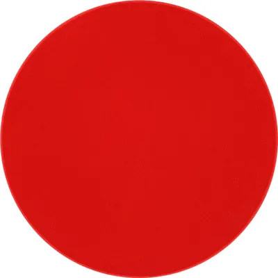Image de Tapis d'extérieur Tapiso MONO, rond, moderne, uni, pour l'intérieur et l'extérieur, Oeko-Tex, 80 x 80 cm