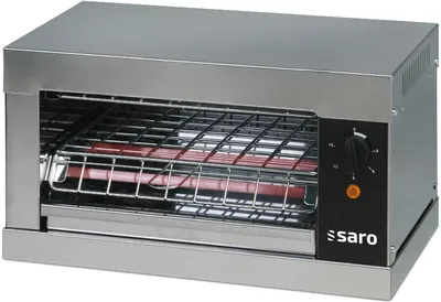 Immagine prodotto di Tostapane Busso T1, in acciaio inox, con riscaldamento superiore e inferiore.