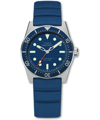 Obrázek produktu pro Timex TW2W74600 DEEP WATER REEF 200 stříbrné modré gumové pánské hodinky NOVINKA