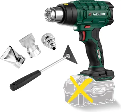 PARKSIDE® 20 V Akku-Heißluftgebläse »PHLGA 20-Li B1«, mit Aufsätzen, ohne Akku und Ladegerät