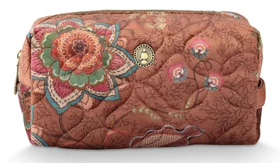 Image de Pip Studio trousse de toilette Coco Cosmetic Bag Mumbai Morning Brown brun