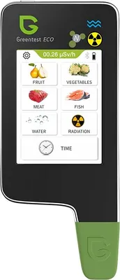Produktbild von licznik Geigera 6w1 Greentest Eco 6 dozymetr tester azotanów owoce warzywa ryby TDS tester wody miernik promieniowania miernik promieniowania tester azotanów (czarny)