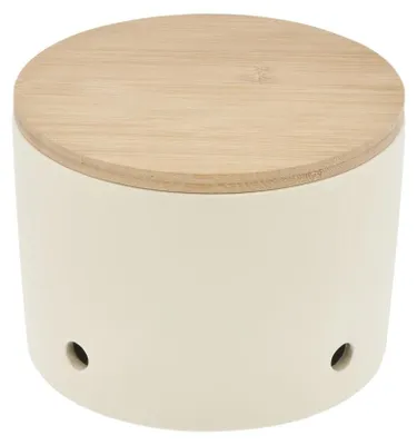 Produktbild von Knoblauchtopf CERA-DESIGN Urban Grey creme weiß aus Keramik MAGU