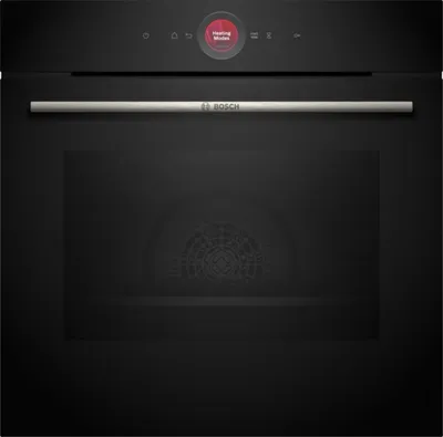 Produktbild von Bosch Serie 8, Einbau-Backofen, 60 x 60 cm, Schwarz HBG7721B1, 11 Beheizungsarten, Pyrolyse, Home Connect