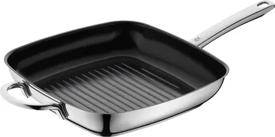 Produktbild von Keramische Grillpfanne 28 cm mit TransTherm Boden - Geeignet für Alle Wärmequellen und Ofenfest