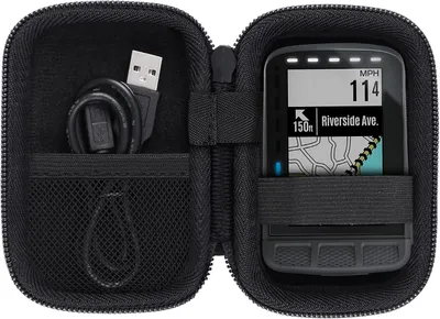 Productafbeelding van Opbergetui fietscomputer - Hardcase - Zwart - Geschikt voor Wahoo ELEMNT Roam
