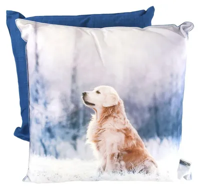 Produktbild von Dekokissen 45x45x12cm Outdoorkissen Winter wetterbeständig Tier-Motive