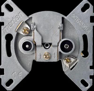 Immagine prodotto di Antennendurchgangsdose BK/Sat 2-fach 466098 (466098)