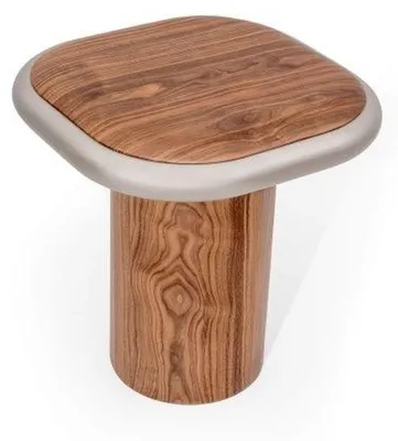 Immagine prodotto di Tavolino da salotto marrone chiaro, tavolino di design con struttura in legno