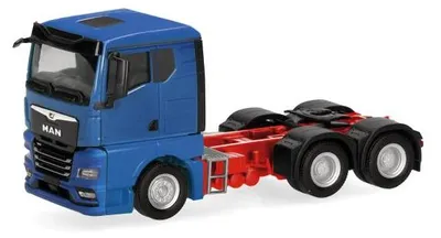 Produktbild von Herpa 320566 - 1:87 MAN TGX GN Zugmaschine 3achs, blau - Neu