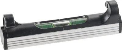 Produktbild von kwb Schnur-Wasserwaage für Richtschnüre / Maurerarbeiten und Pflaster-Arbeiten, 78 mm klein, mit Aluminium Unterseite, ideal für Maurerschnur, hilfreich im Fundament- und Terassenbau
