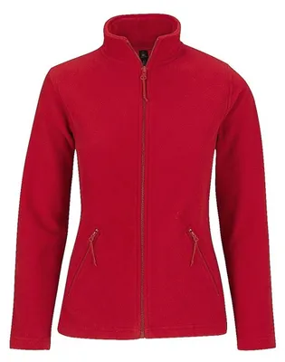 Imagen del producto de B&C - Chaqueta de forro polar "ID.501" para mujer, modelo FK3069 (talla S), color rojo