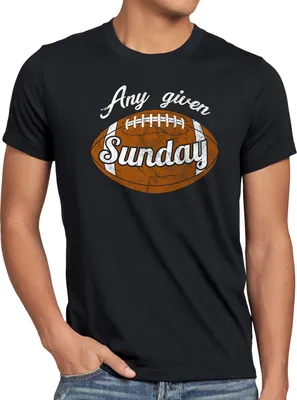Produktbild von BaumwolleCloud Any given Sunday Football Herren T-Shirt American