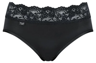 Immagine prodotto di sloggi Donna Romance Midi Slip Nero 40 Knickerbocker Donna Intimo