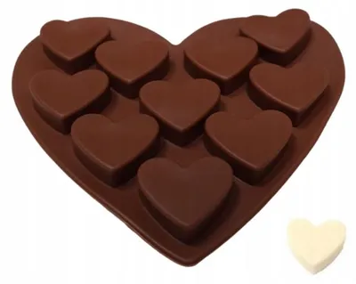 Produktbild von MTSidea Silikonform Herz Pralinen Gelee Schokolade