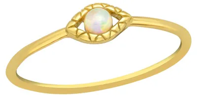 Produktbild von Goldener Ring mit Opal Auge 54 (17.2 mm Ø)