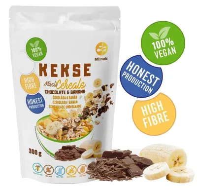 Obrázok produktu pre KEKSE Müsli Čokoláda+Banán 300g
