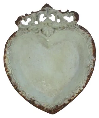 Zdjęcie produktu dla Pojemnik Meander Hart, kolor zielony, wymiary 10,5 x 1,5 x 13 cm