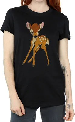 Produktbild von Bambi - T-Shirt für Damen BI867 (L) (Schwarz)