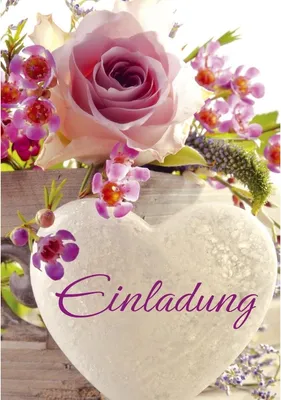 Zdjęcie produktu dla Komma³ 54-006 Einladungskarte mit Text - Pack mit 5 Stück inkl. Umschlag