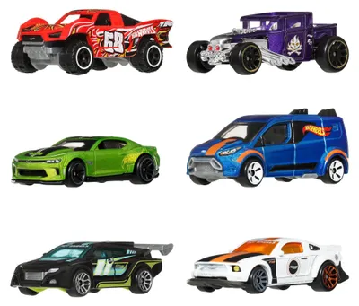 Zdjęcie produktu dla Hot Wheels JLB24, Zestaw pojazdów, 3 lat(a), Plastik, Wielobarwny