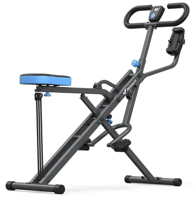 Imagen del producto de Estación de ejercicios 2 en 1 para sentadillas y remo – Entrenamiento para todo el cuerpo – 14,18 kg – Plegable – Ideal para fitness en casa