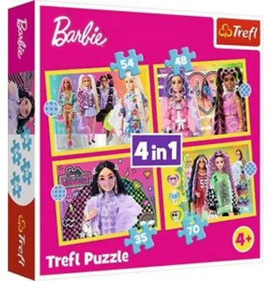 Produktbild von Trefl Barbie Happy world of, 54 Stück(e), Spielzeug, 4 Jahr(e)