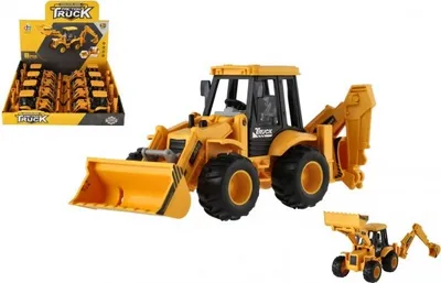 Obrázok produktu pre Nakladač na stavbu auta plastový 8x17cm na zotrvačníku