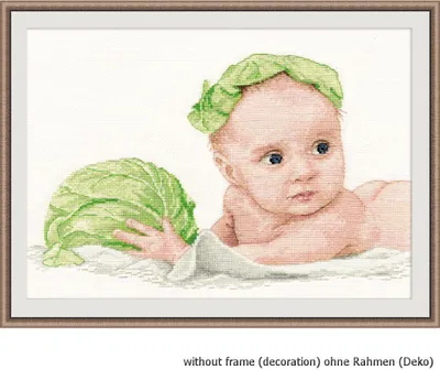 Produktbild von Kreuzstich-Set "Kleine Prinzessin", 30x19 cm