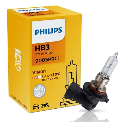 Obrázek produktu pro Philips Vision 9005PRC1 žárovka do automobilového světlometu, 60 W, 12 V, HB3, 3200 K, 1 kusů